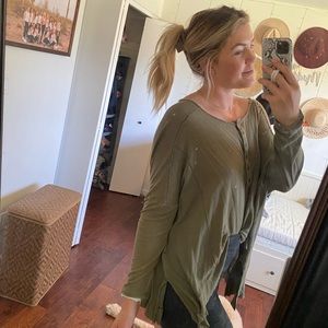 Free People Oversized Top